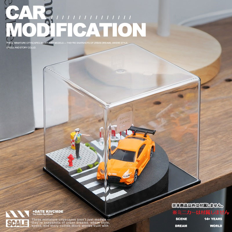 ☆ Creative Diorama Parts①　　　　　　　【特典会員限定】 1:64 Initial D Fujiwara Tofu Shop Diorama 3D Builded For 1/64 car