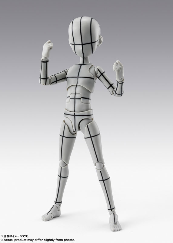 S.H.Figuarts Body-kun -Ken Sugimori- Edition -Wire Frame- (Gray Color Ver.) (BANDAI SPIRITS)