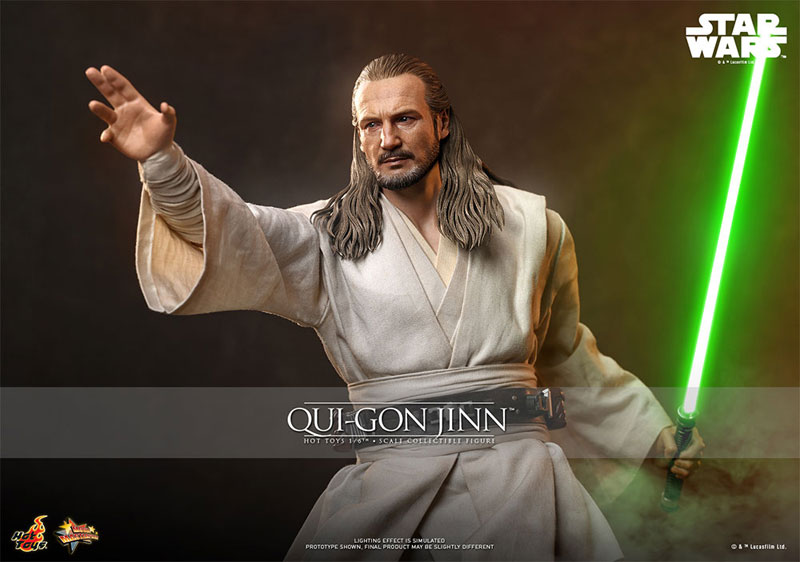 Movie Masterpiece Star Wars EP1 1/6 Qui-Gon Jinn (2.0 Version) (Hot Toys)