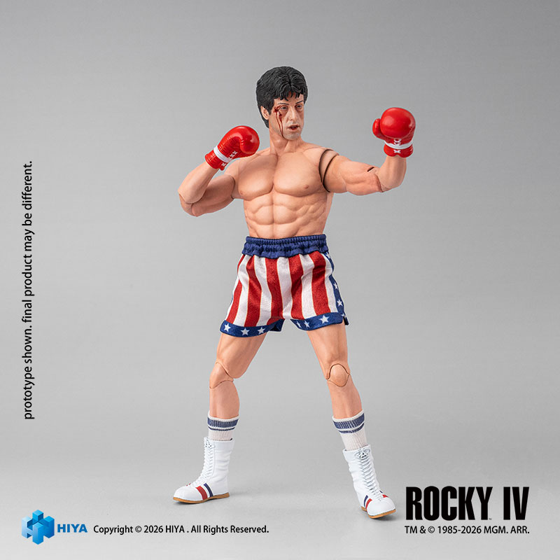 ボクシング ロッキーのフィギア AmiAmi [Character & Hobby Shop] | Rocky IV 1/12 Action Figure