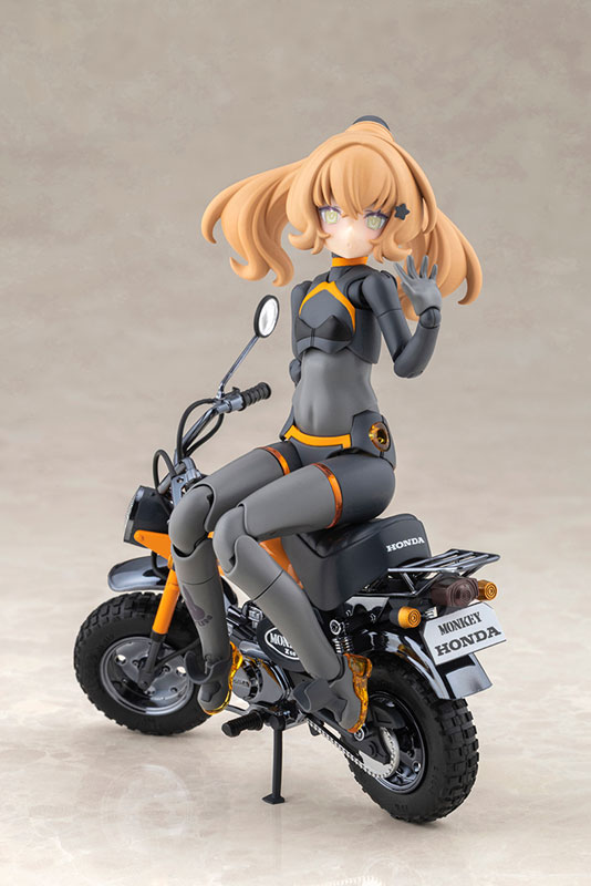 Megami Device PUNI MOFU RACING TU with Honda Z50J-1 Monkey Plastic Model (Kotobukiya)