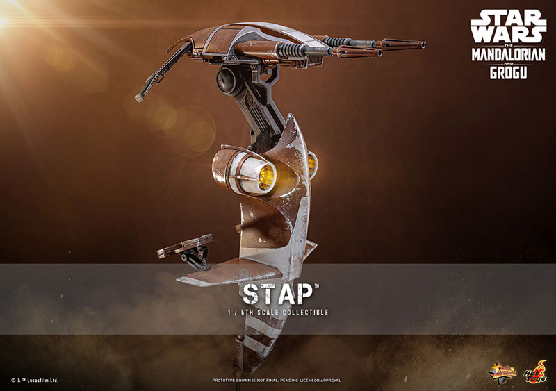 Movie Masterpiece “Star Wars / The Mandalorian and Grogu “1/6 Scale Vehicle STAP (Hot Toys)