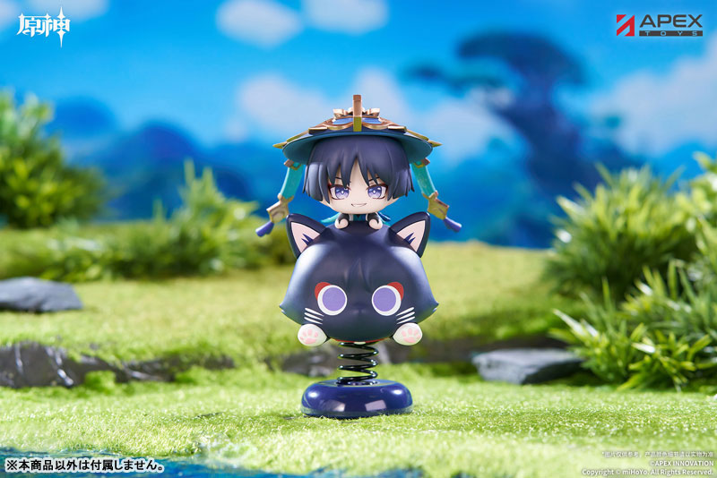 Genshin Impact Wanderer Chibi Chara Yurayura Stand (APEX)
