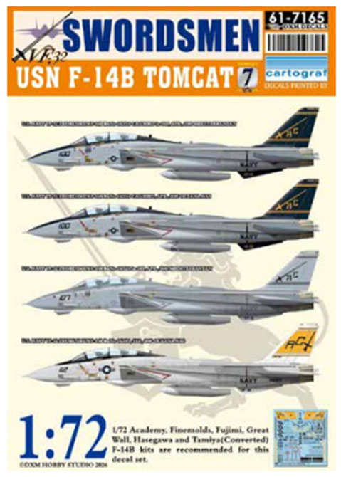 AmiAmi [Character & Hobby Shop] | 1/72 US Navy F-14B Tomcat