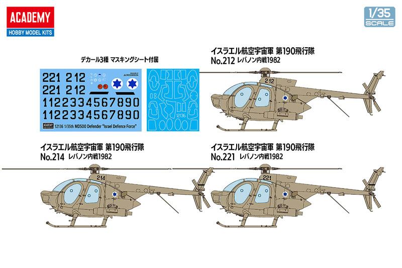AmiAmi [Character & Hobby Shop] | 1/35 MD 500 Defender 