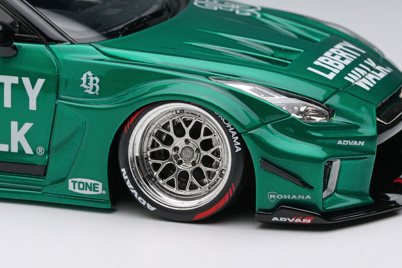 メイクアップ LB シュレットワークス GT GTR マットダークグリーン Make Up Co., Ltd. / LB-Silhouette WORKS GT 35GT-RR
