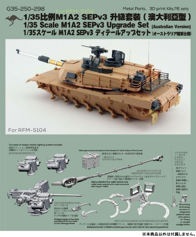 ammyページ AmiAmi [Character & Hobby Shop] | 1/35 M1A2 SEPv3 Abrams Upgrade