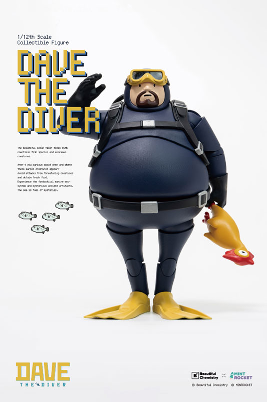 Underverse Beautiful Chemistry x DAVE THE DIVER DAVE 1/12 Complete Model Action Figure รูปภาพ 2