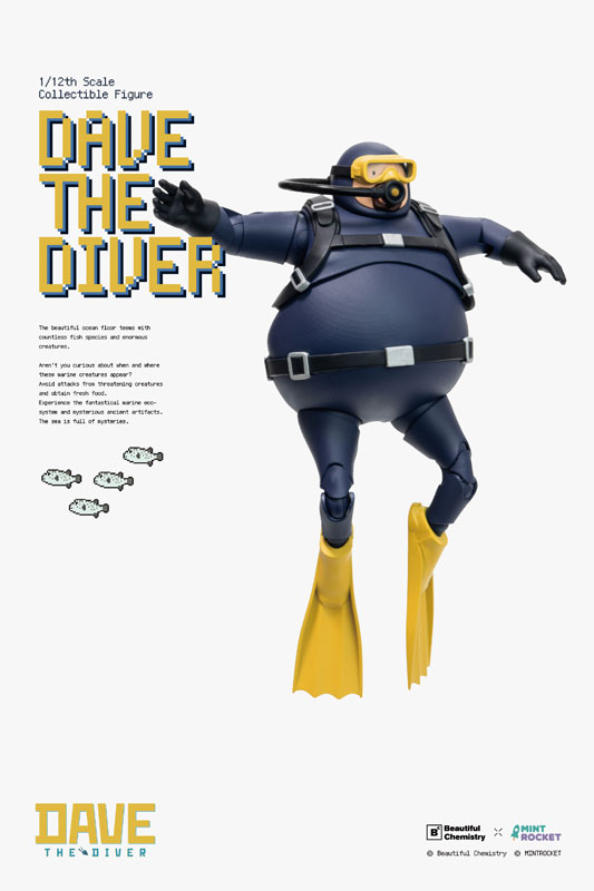 Underverse Beautiful Chemistry x DAVE THE DIVER DAVE 1/12 Complete Model Action Figure รูปภาพ 3