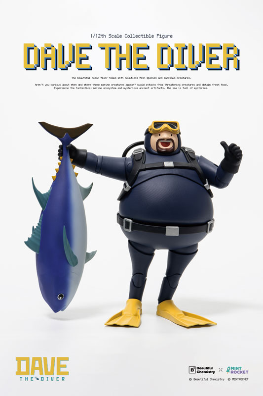 Underverse Beautiful Chemistry x DAVE THE DIVER DAVE 1/12 Complete Model Action Figure รูปภาพ 4