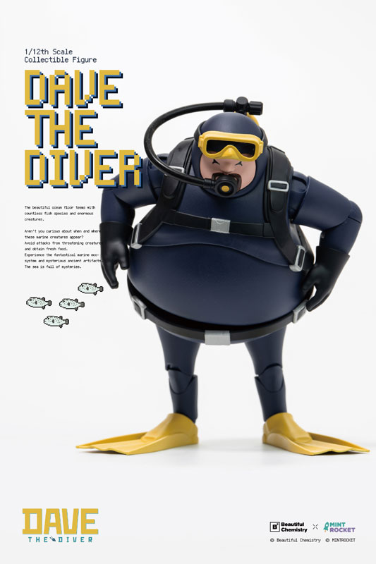 Underverse Beautiful Chemistry x DAVE THE DIVER DAVE 1/12 Complete Model Action Figure รูปภาพ 5