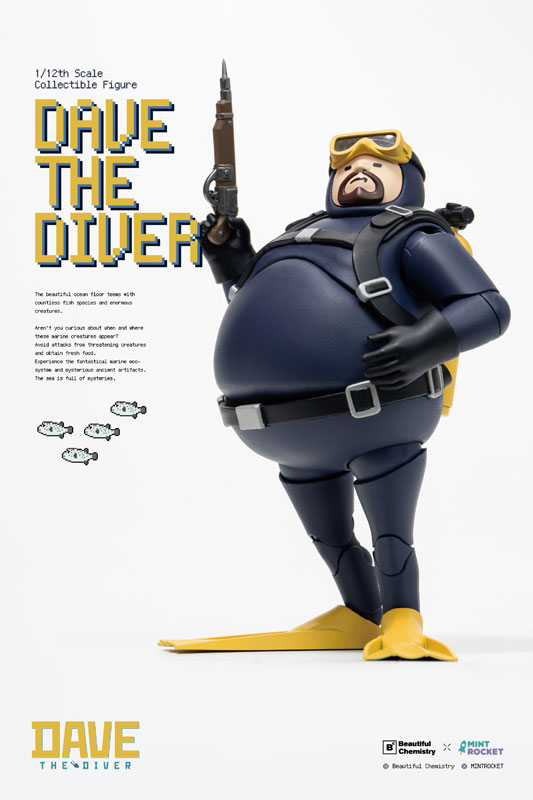 Underverse Beautiful Chemistry x DAVE THE DIVER DAVE 1/12 Complete Model Action Figure รูปภาพ 6
