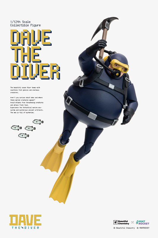 Underverse Beautiful Chemistry x DAVE THE DIVER DAVE 1/12 Complete Model Action Figure รูปภาพ 7