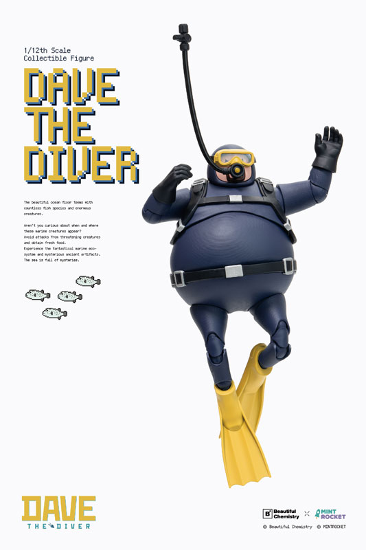 Underverse Beautiful Chemistry x DAVE THE DIVER DAVE 1/12 Complete Model Action Figure รูปภาพ 9