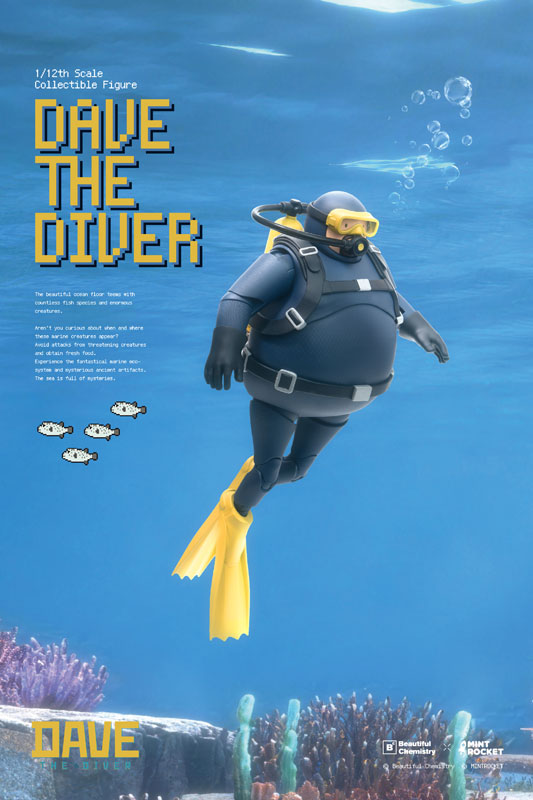 Underverse Beautiful Chemistry x DAVE THE DIVER DAVE 1/12 Complete Model Action Figure รูปภาพ 12