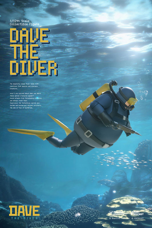Underverse Beautiful Chemistry x DAVE THE DIVER DAVE 1/12 Complete Model Action Figure รูปภาพ 14