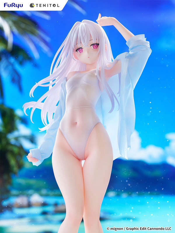 FURYU TENITOL TALL MIGNON WORKS shiro 수영복 ver. 완성품 피규어 이미지 3