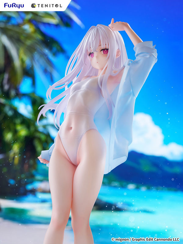 FURYU TENITOL TALL MIGNON WORKS shiro 수영복 ver. 완성품 피규어 이미지 4