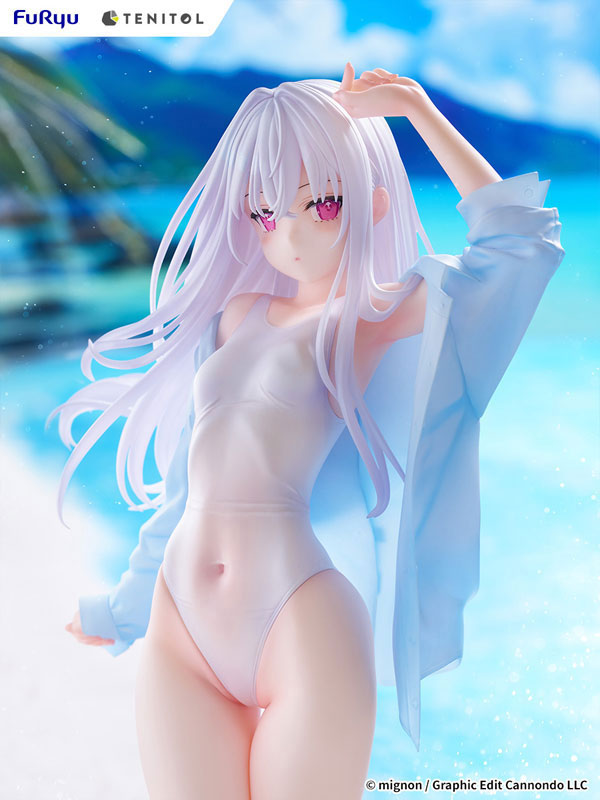 FURYU TENITOL TALL MIGNON WORKS shiro 수영복 ver. 완성품 피규어 이미지 6