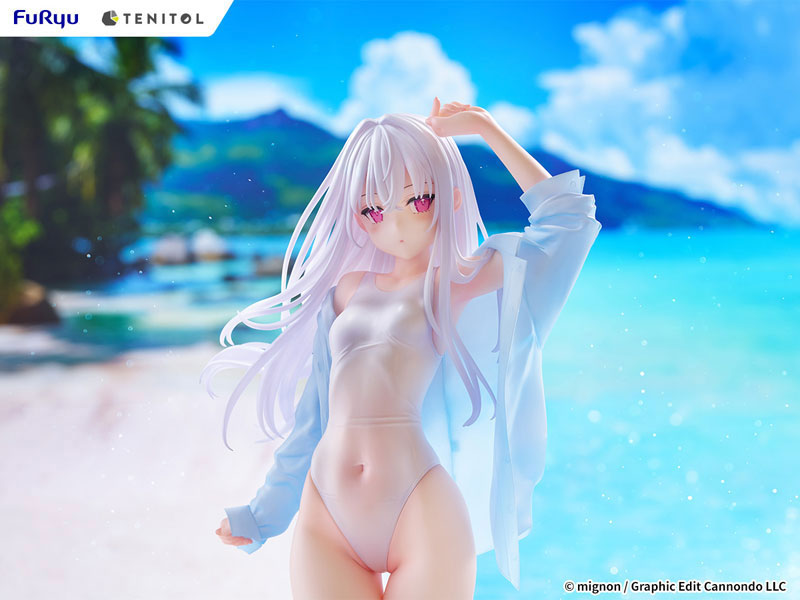 FURYU TENITOL TALL MIGNON WORKS shiro 수영복 ver. 완성품 피규어 이미지 8