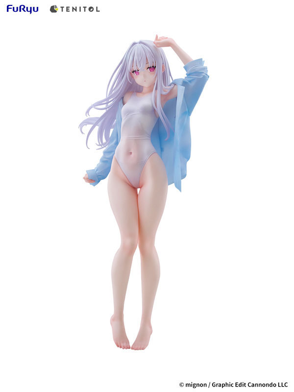 FURYU TENITOL TALL MIGNON WORKS shiro 수영복 ver. 완성품 피규어 이미지 11