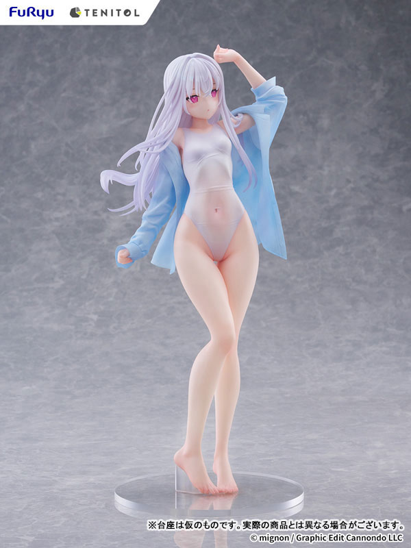 FURYU TENITOL TALL MIGNON WORKS shiro 수영복 ver. 완성품 피규어 이미지 14