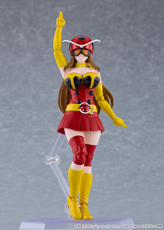 Good Smile Company figma Tojima Wants to Be a Kamen Rider Yuriko Okada (Electro-Wave Human Tackle Ver.) รูปภาพ 3