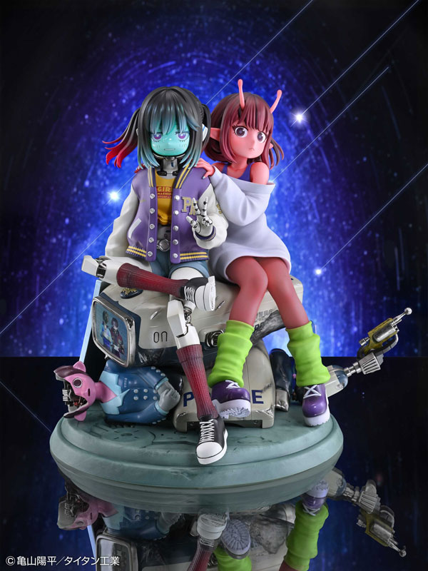 Medicos Entertainment Anime Milky Subway: The Galactic Limited Express Chiharu & Makina Complete Figure image 3