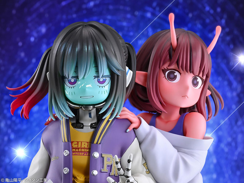 Medicos Entertainment Anime Milky Subway: The Galactic Limited Express Chiharu & Makina Complete Figure image 5