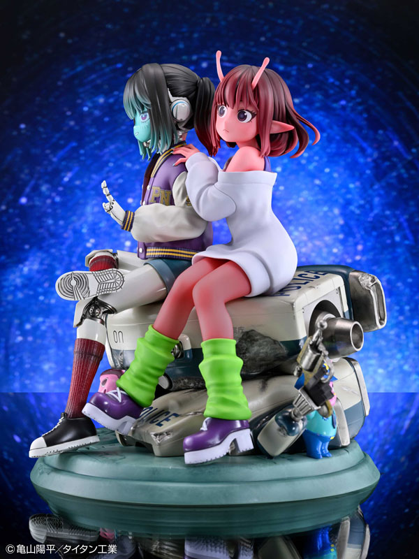 Medicos Entertainment Anime Milky Subway: The Galactic Limited Express Chiharu & Makina Complete Figure image 6