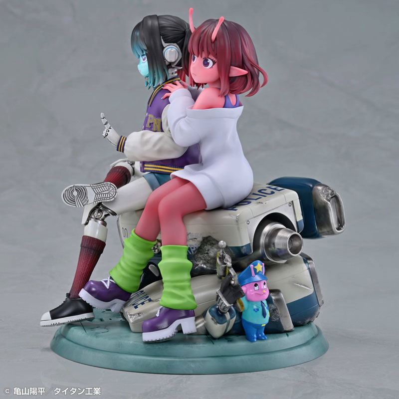 Medicos Entertainment Anime Milky Subway: The Galactic Limited Express Chiharu & Makina Complete Figure image 9