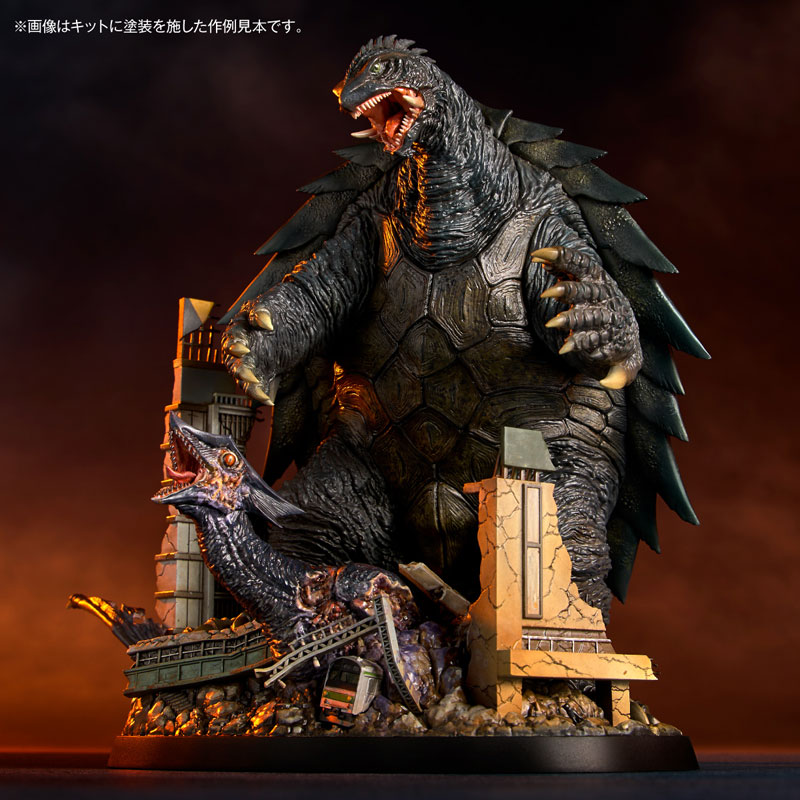 Kaiyodo ARTPLA SCULPTURE WORKS Gamera (1999) Re: Imagination Plastic Model รูปภาพ 2