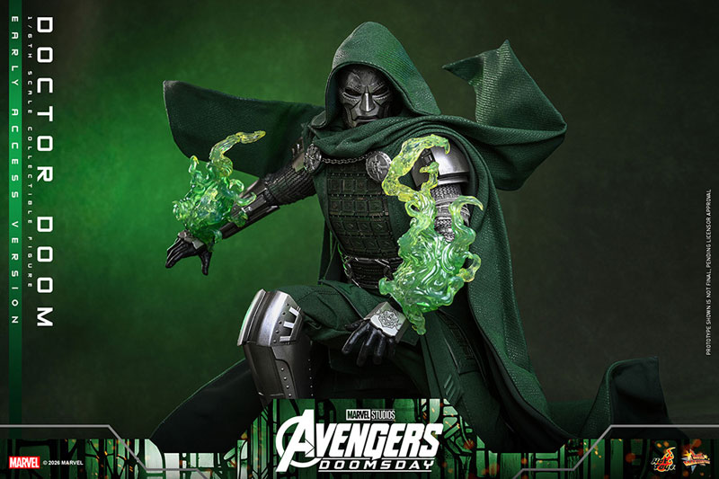 Hot Toys Movie Masterpiece "Avengers: Doomsday" 1/6 Scale Figure Dr. Doom รูปภาพ 4