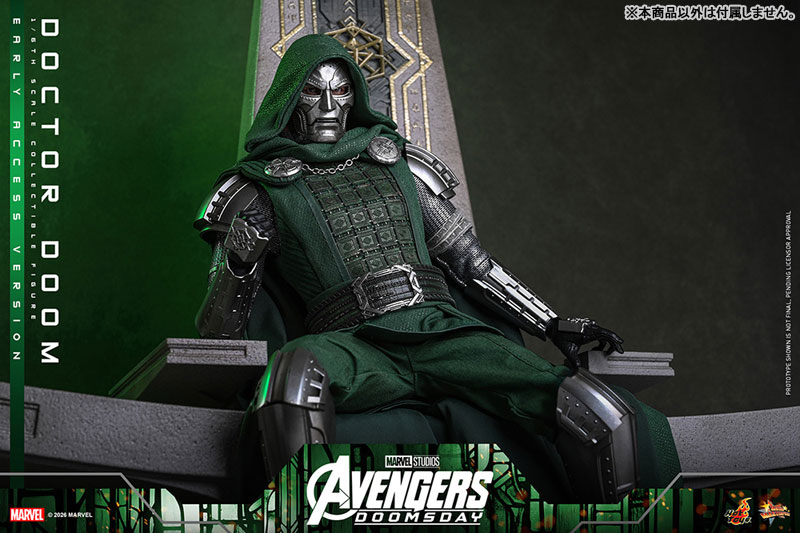 Hot Toys Movie Masterpiece "Avengers: Doomsday" 1/6 Scale Figure Dr. Doom รูปภาพ 5