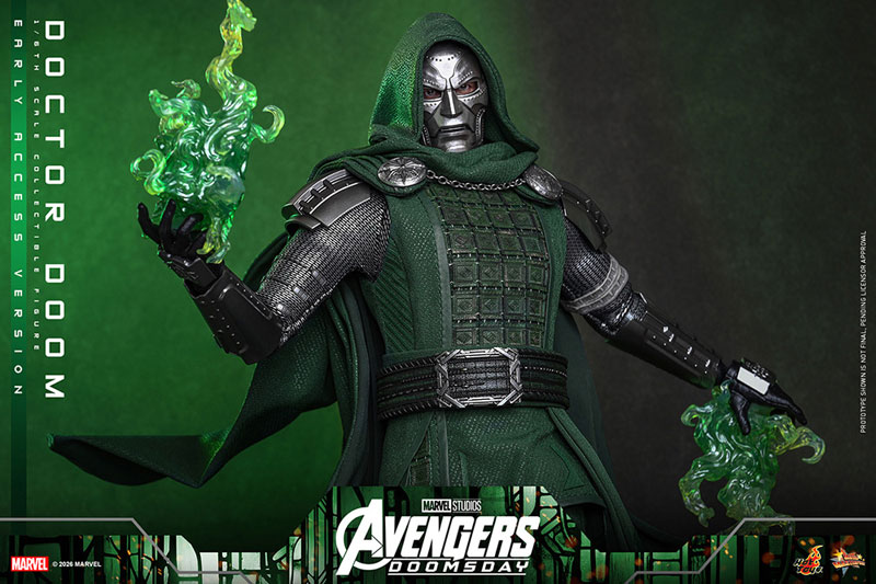 Hot Toys Movie Masterpiece "Avengers: Doomsday" 1/6 Scale Figure Dr. Doom รูปภาพ 6