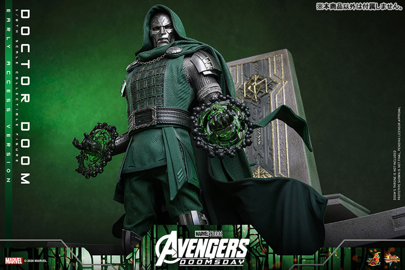 Hot Toys Movie Masterpiece "Avengers: Doomsday" 1/6 Scale Figure Dr. Doom รูปภาพ 8