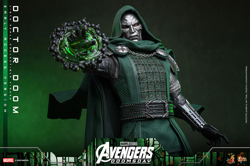 Hot Toys Movie Masterpiece "Avengers: Doomsday" 1/6 Scale Figure Dr. Doom รูปภาพ 9