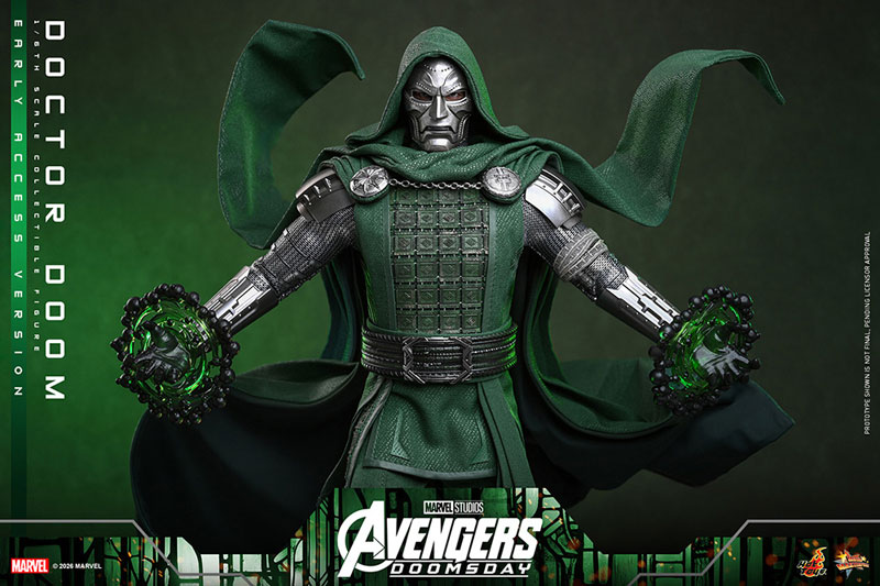 Hot Toys Movie Masterpiece "Avengers: Doomsday" 1/6 Scale Figure Dr. Doom รูปภาพ 10
