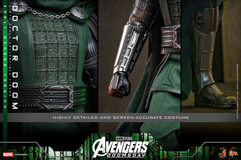 Hot Toys Movie Masterpiece "Avengers: Doomsday" 1/6 Scale Figure Dr. Doom รูปภาพ 23