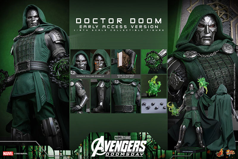Hot Toys Movie Masterpiece "Avengers: Doomsday" 1/6 Scale Figure Dr. Doom รูปภาพ 24