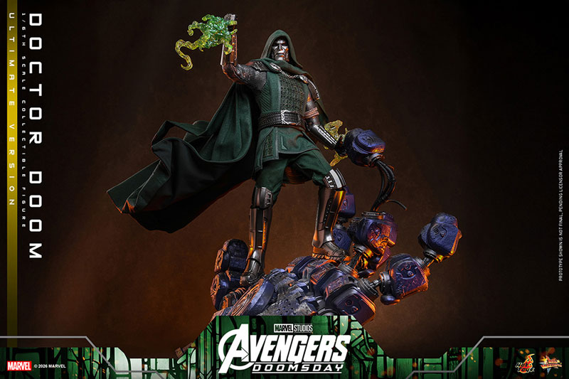 Hot Toys Movie Masterpiece "Avengers: Doomsday" 1/6 Figure Dr. Doom (Ultimate Edition) รูปภาพ 2