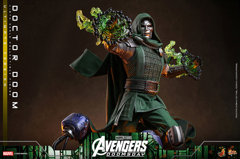Hot Toys Movie Masterpiece "Avengers: Doomsday" 1/6 Figure Dr. Doom (Ultimate Edition) รูปภาพ 3