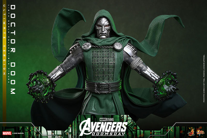 Hot Toys Movie Masterpiece "Avengers: Doomsday" 1/6 Figure Dr. Doom (Ultimate Edition) รูปภาพ 6