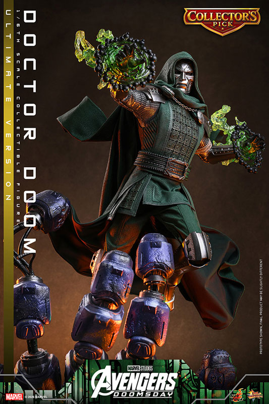 Hot Toys Movie Masterpiece "Avengers: Doomsday" 1/6 Figure Dr. Doom (Ultimate Edition) รูปภาพ 9