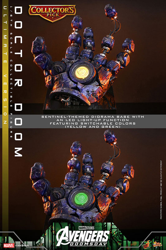 Hot Toys Movie Masterpiece "Avengers: Doomsday" 1/6 Figure Dr. Doom (Ultimate Edition) รูปภาพ 16
