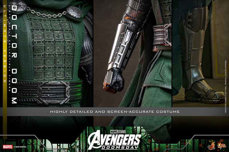 Hot Toys Movie Masterpiece "Avengers: Doomsday" 1/6 Figure Dr. Doom (Ultimate Edition) รูปภาพ 23