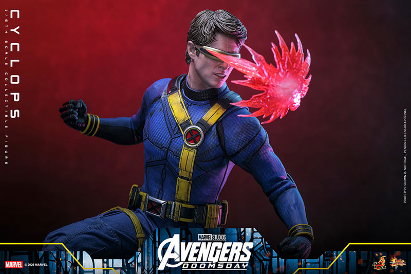 Hot Toys Movie Masterpiece "Avengers: Doomsday" 1/6 Scale Figure Cyclops รูปภาพ 4