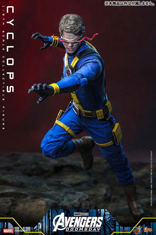 Hot Toys Movie Masterpiece "Avengers: Doomsday" 1/6 Scale Figure Cyclops รูปภาพ 13