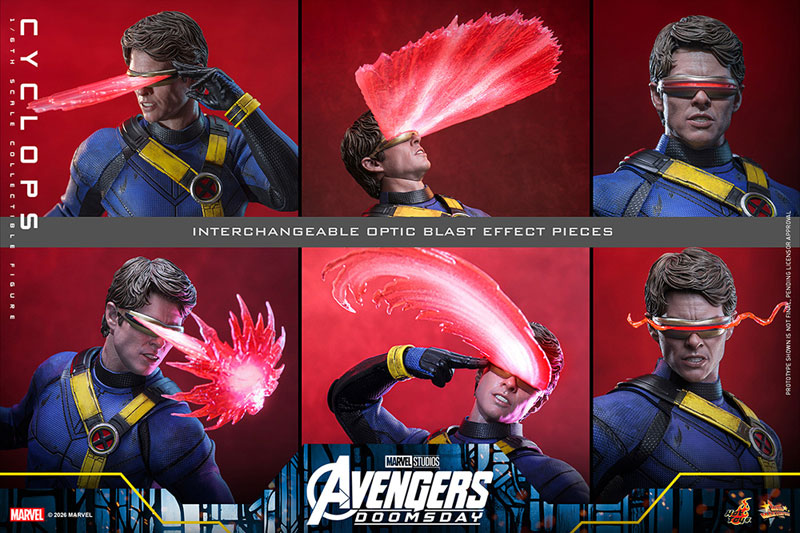 Hot Toys Movie Masterpiece "Avengers: Doomsday" 1/6 Scale Figure Cyclops รูปภาพ 17