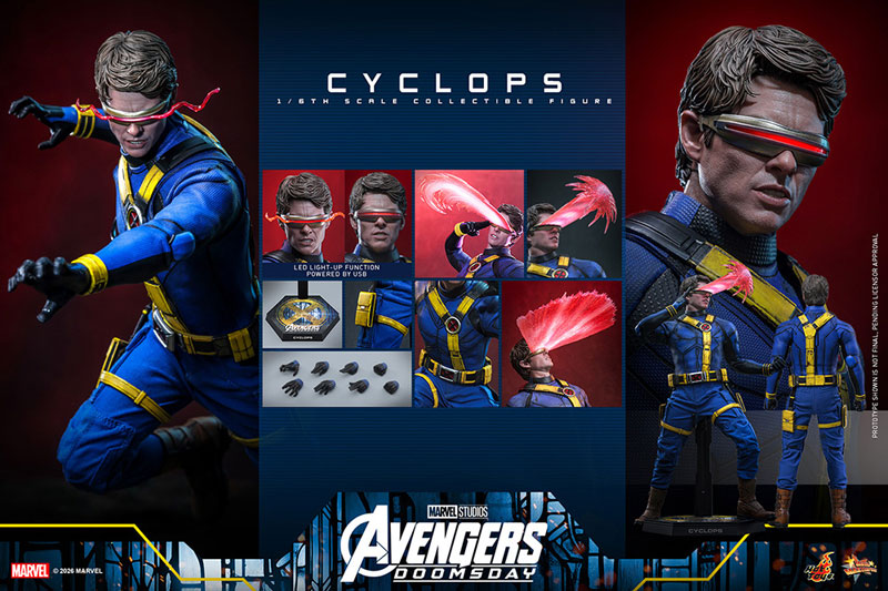 Hot Toys Movie Masterpiece "Avengers: Doomsday" 1/6 Scale Figure Cyclops รูปภาพ 18